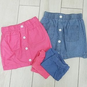 Girl's Carter's skirt set